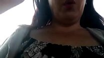 An Italian lady plays with used condoms on the street and you masturbate because you are a big pig